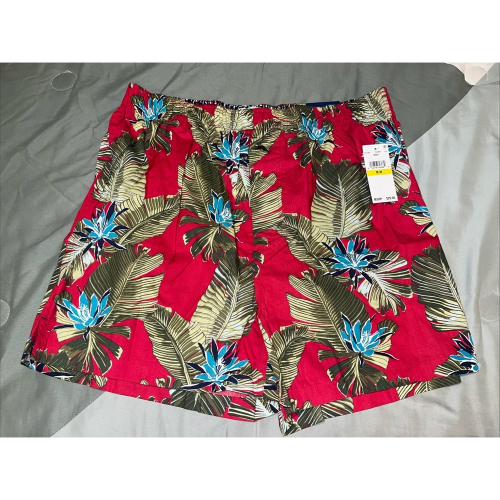 NWT Men's TOMMY BAHAMA Soft Island Cotton Hawaiian Woven Boxer Underwear Sz M